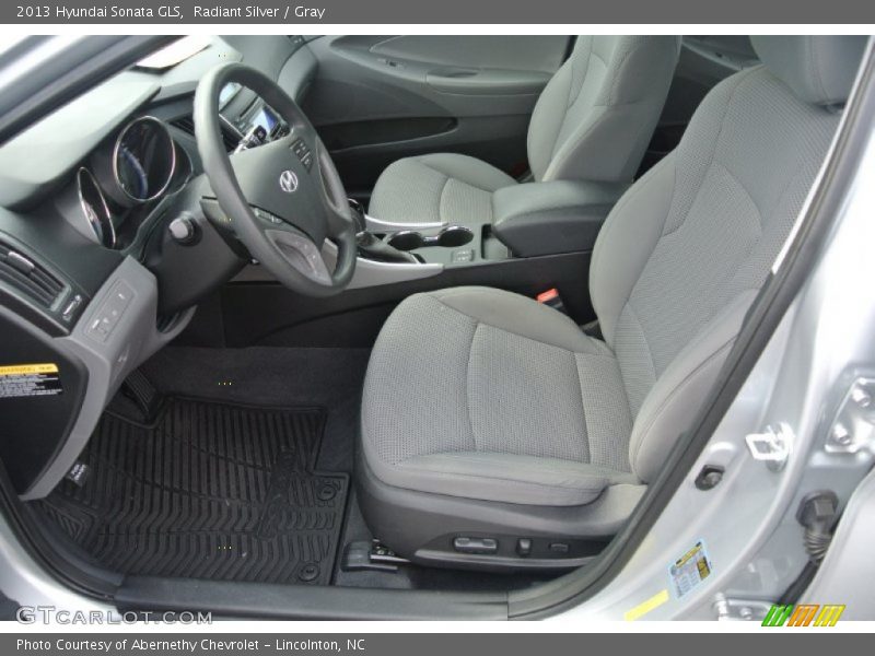 Radiant Silver / Gray 2013 Hyundai Sonata GLS
