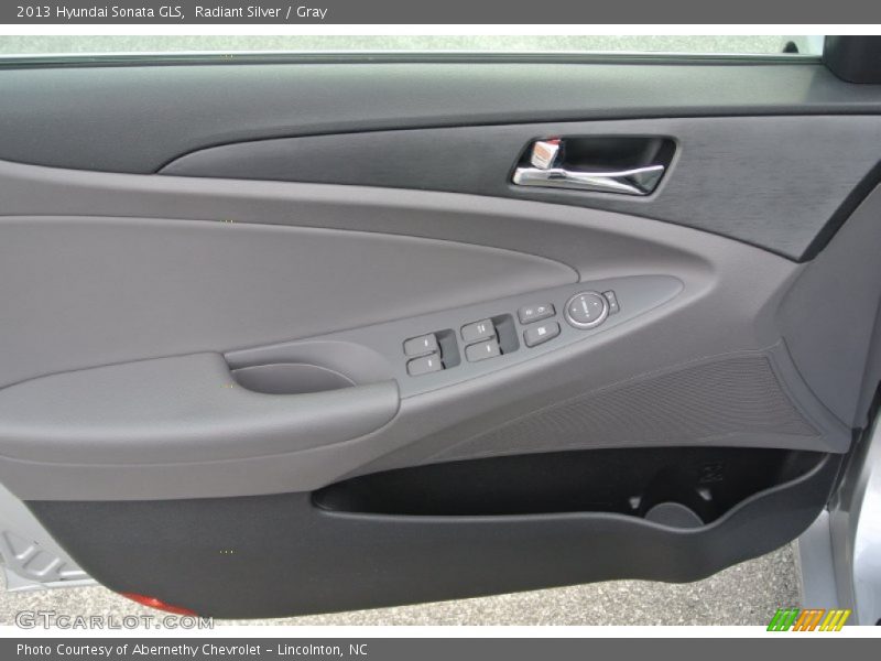 Radiant Silver / Gray 2013 Hyundai Sonata GLS