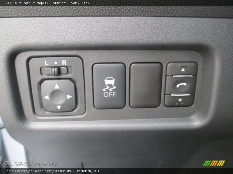 Starlight Silver / Black 2015 Mitsubishi Mirage DE