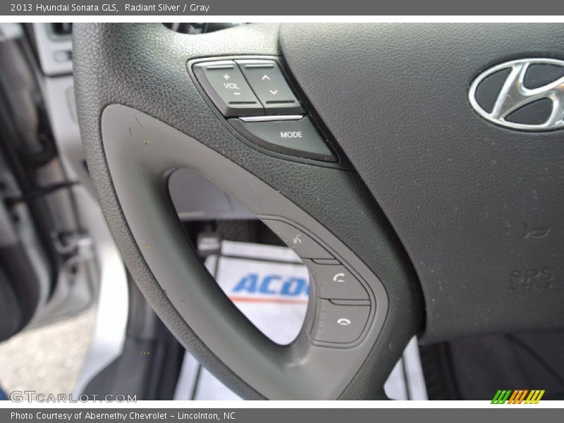 Radiant Silver / Gray 2013 Hyundai Sonata GLS