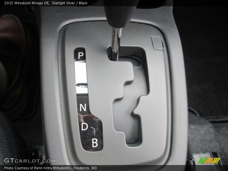 Starlight Silver / Black 2015 Mitsubishi Mirage DE