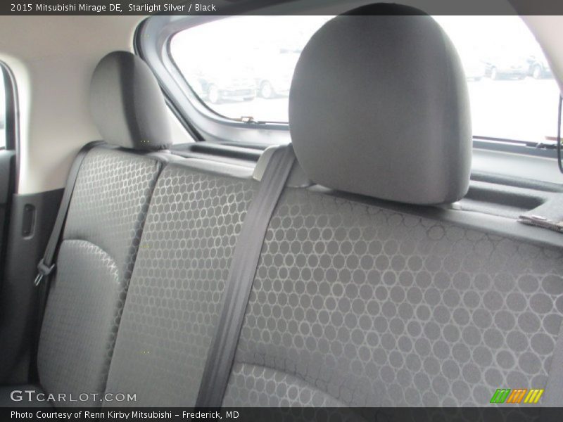 Starlight Silver / Black 2015 Mitsubishi Mirage DE
