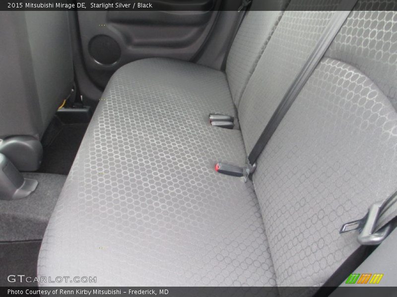 Starlight Silver / Black 2015 Mitsubishi Mirage DE