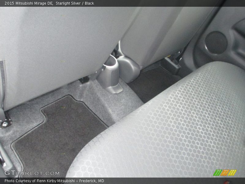 Starlight Silver / Black 2015 Mitsubishi Mirage DE