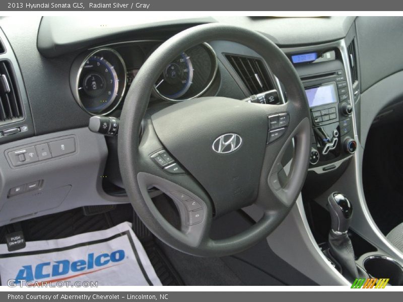 Radiant Silver / Gray 2013 Hyundai Sonata GLS