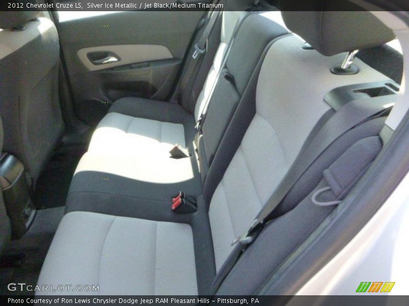 Silver Ice Metallic / Jet Black/Medium Titanium 2012 Chevrolet Cruze LS