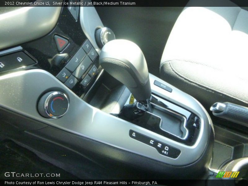 Silver Ice Metallic / Jet Black/Medium Titanium 2012 Chevrolet Cruze LS