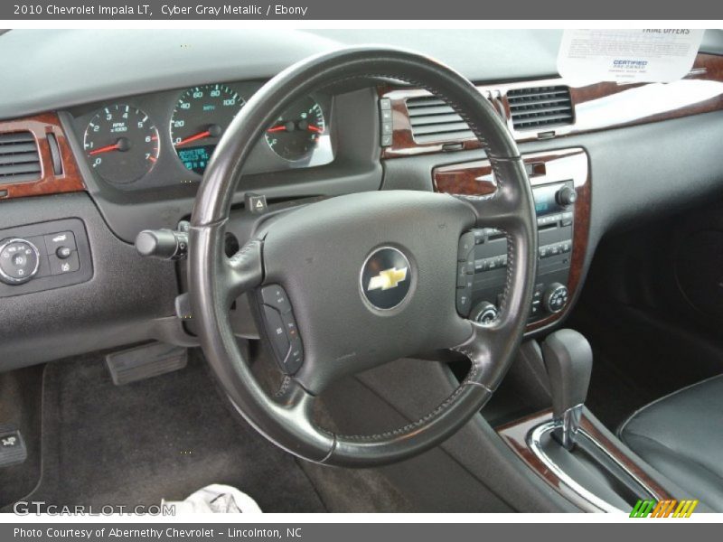 Cyber Gray Metallic / Ebony 2010 Chevrolet Impala LT