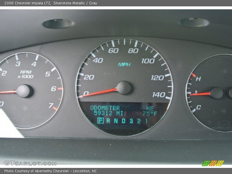 Silverstone Metallic / Gray 2006 Chevrolet Impala LTZ
