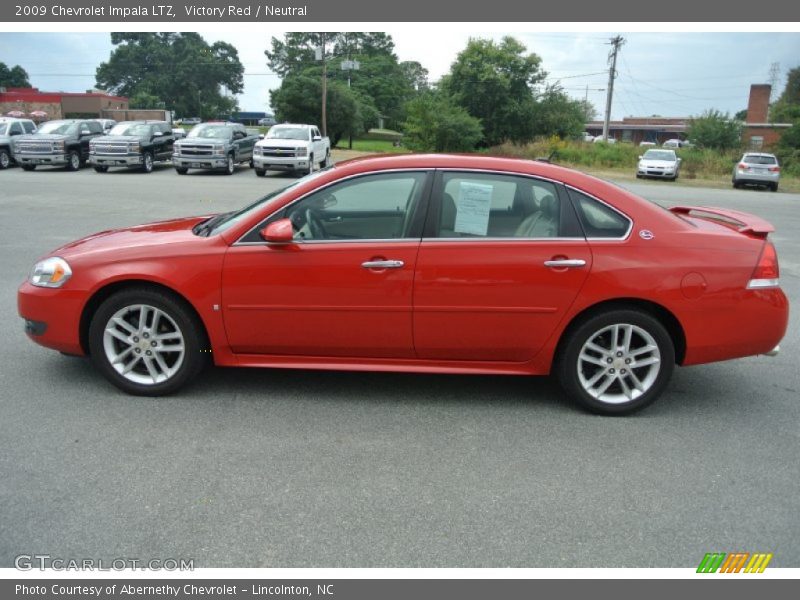 Victory Red / Neutral 2009 Chevrolet Impala LTZ
