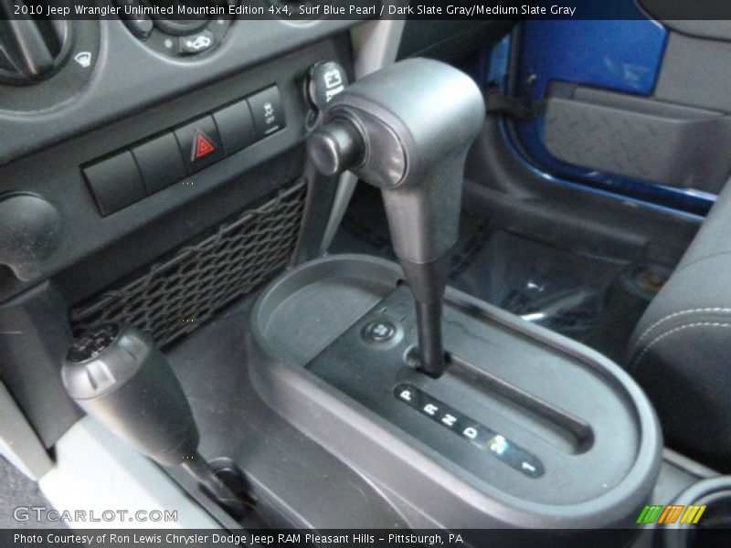 Surf Blue Pearl / Dark Slate Gray/Medium Slate Gray 2010 Jeep Wrangler Unlimited Mountain Edition 4x4