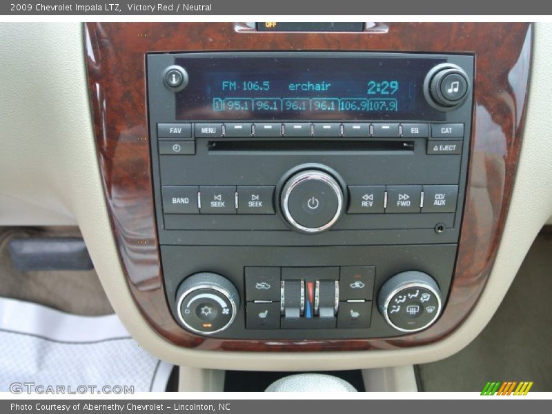 Victory Red / Neutral 2009 Chevrolet Impala LTZ