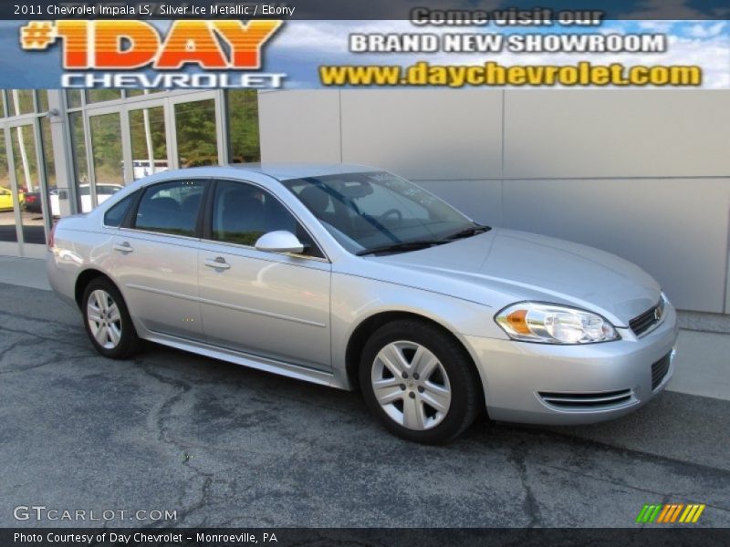 Silver Ice Metallic / Ebony 2011 Chevrolet Impala LS