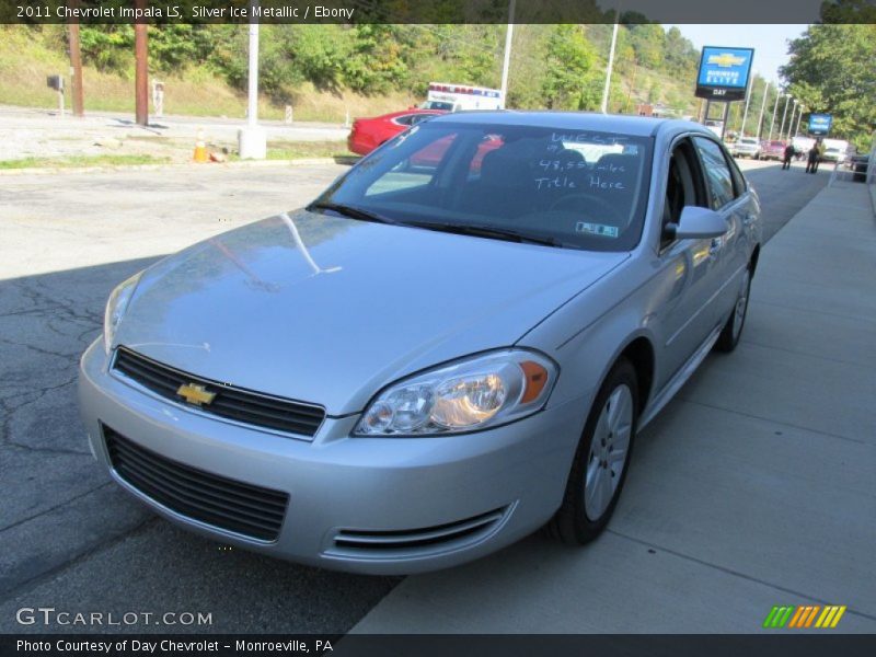 Silver Ice Metallic / Ebony 2011 Chevrolet Impala LS