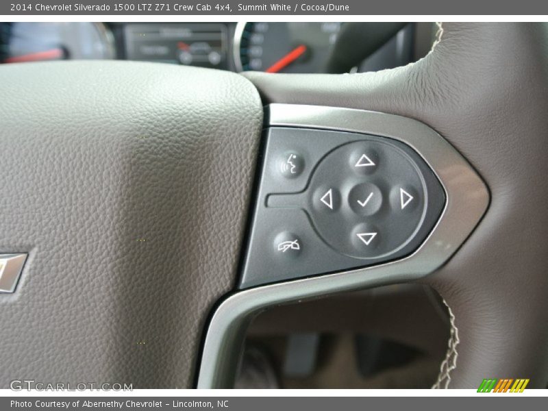Summit White / Cocoa/Dune 2014 Chevrolet Silverado 1500 LTZ Z71 Crew Cab 4x4