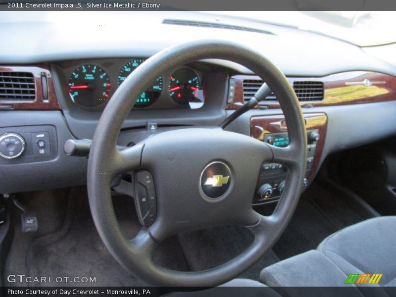 Silver Ice Metallic / Ebony 2011 Chevrolet Impala LS