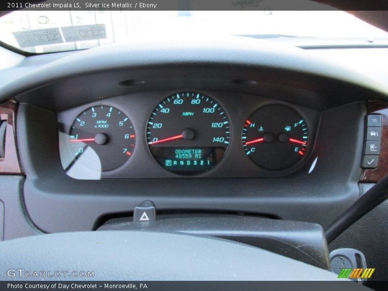 Silver Ice Metallic / Ebony 2011 Chevrolet Impala LS