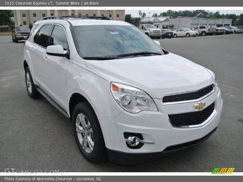 Summit White / Jet Black 2015 Chevrolet Equinox LT