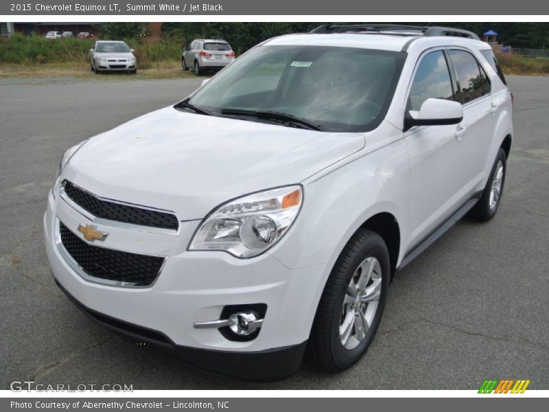 Summit White / Jet Black 2015 Chevrolet Equinox LT