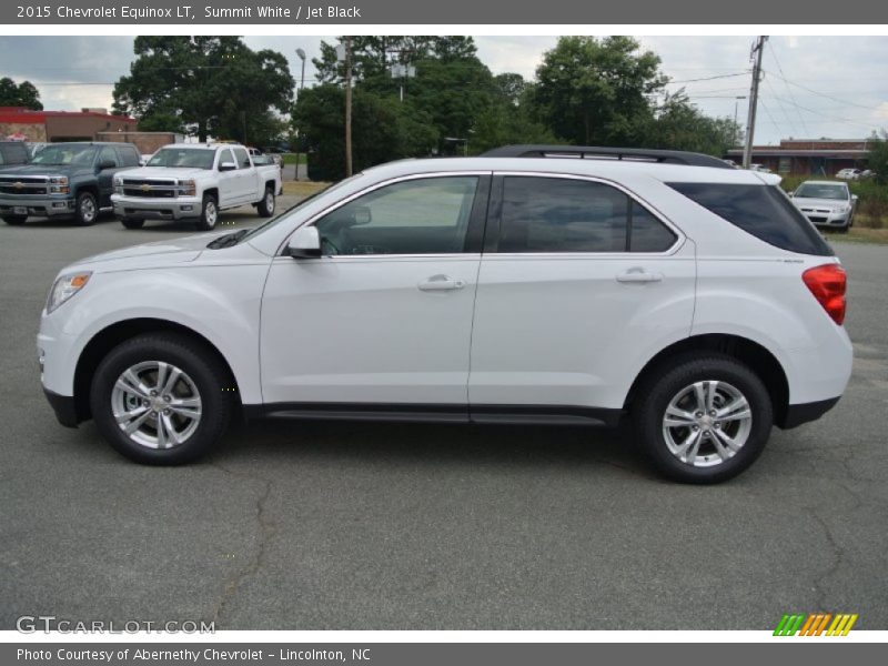 Summit White / Jet Black 2015 Chevrolet Equinox LT