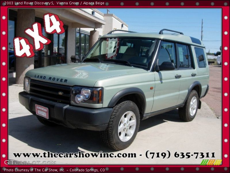 Vienna Green / Alpaca Beige 2003 Land Rover Discovery S