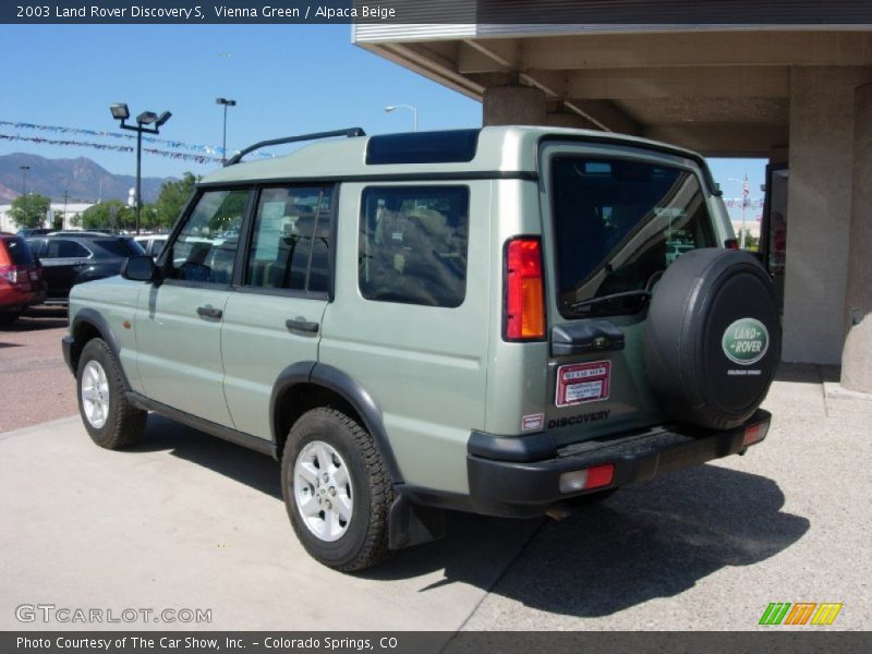 Vienna Green / Alpaca Beige 2003 Land Rover Discovery S