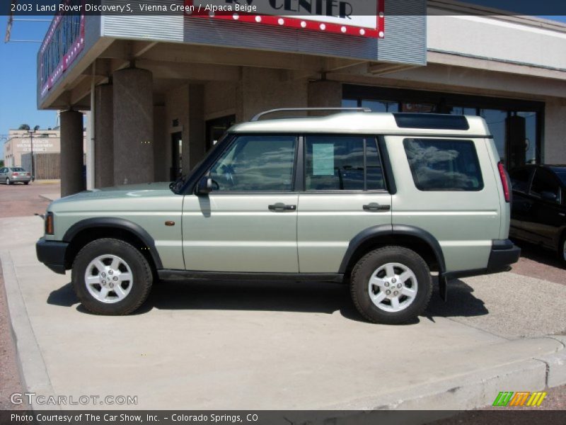 Vienna Green / Alpaca Beige 2003 Land Rover Discovery S