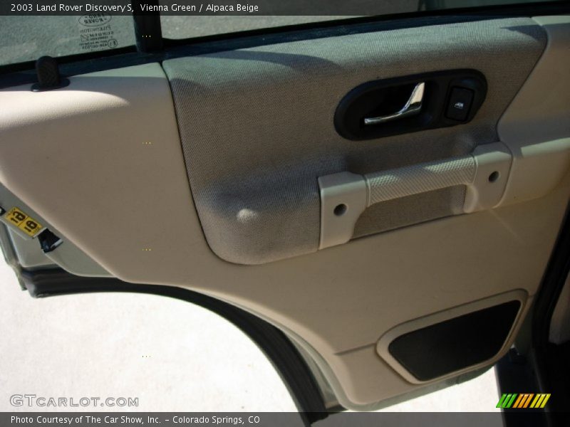 Vienna Green / Alpaca Beige 2003 Land Rover Discovery S