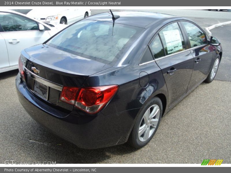 Blue Ray Metallic / Cocoa/Light Neutral 2014 Chevrolet Cruze Diesel