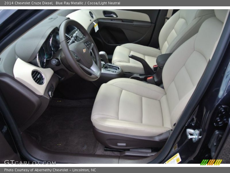 Blue Ray Metallic / Cocoa/Light Neutral 2014 Chevrolet Cruze Diesel