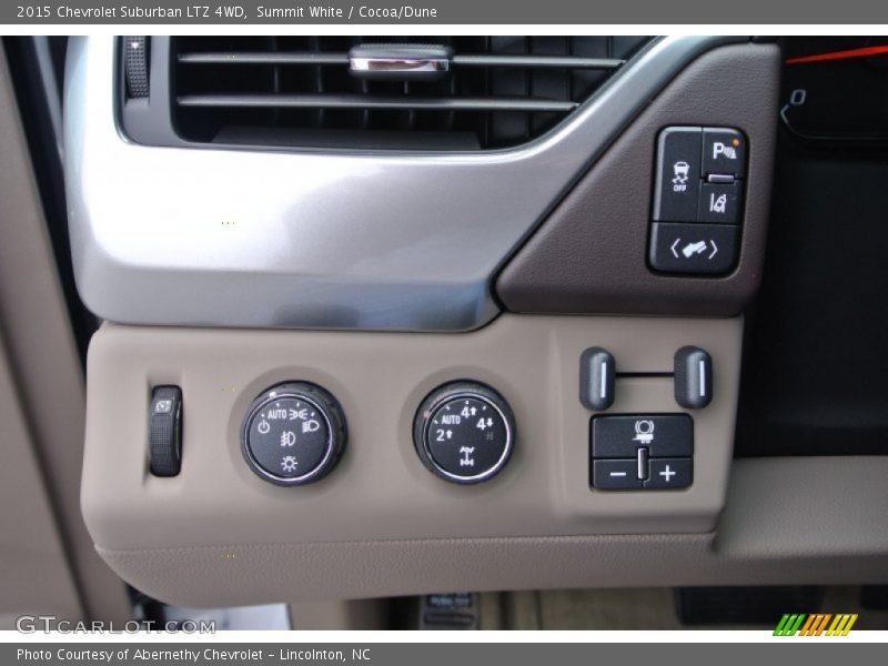 Summit White / Cocoa/Dune 2015 Chevrolet Suburban LTZ 4WD