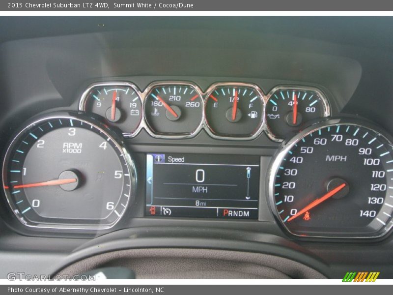 Summit White / Cocoa/Dune 2015 Chevrolet Suburban LTZ 4WD