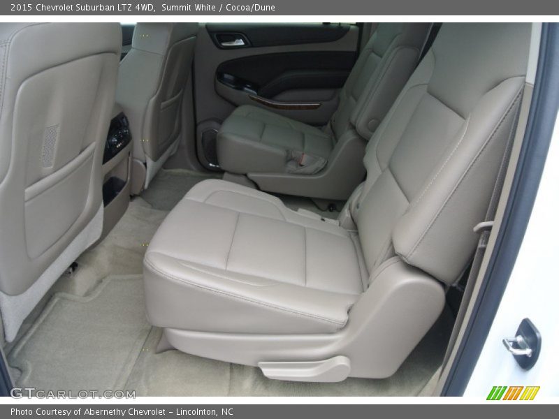 Summit White / Cocoa/Dune 2015 Chevrolet Suburban LTZ 4WD