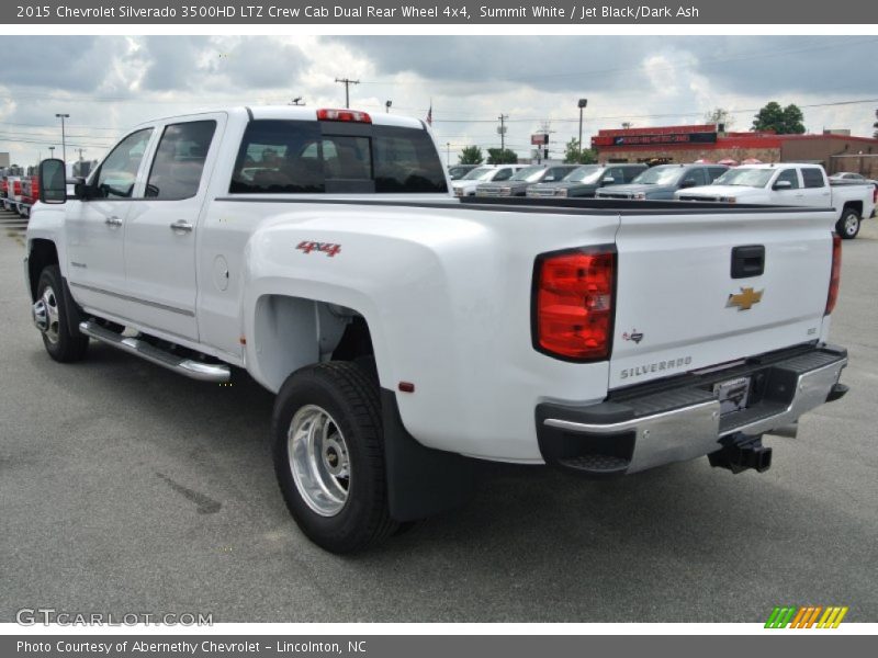 Summit White / Jet Black/Dark Ash 2015 Chevrolet Silverado 3500HD LTZ Crew Cab Dual Rear Wheel 4x4
