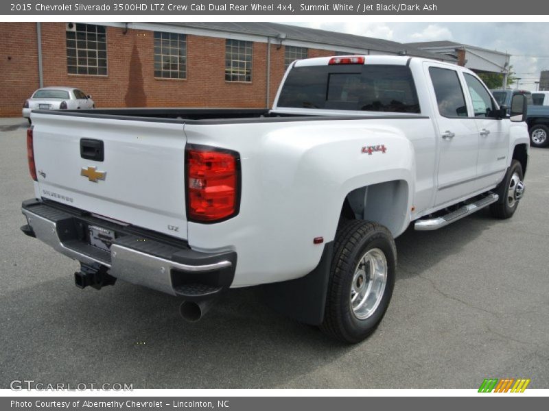 Summit White / Jet Black/Dark Ash 2015 Chevrolet Silverado 3500HD LTZ Crew Cab Dual Rear Wheel 4x4