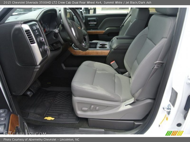 Summit White / Jet Black/Dark Ash 2015 Chevrolet Silverado 3500HD LTZ Crew Cab Dual Rear Wheel 4x4
