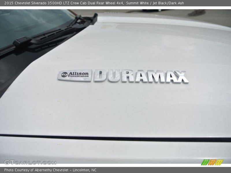 Summit White / Jet Black/Dark Ash 2015 Chevrolet Silverado 3500HD LTZ Crew Cab Dual Rear Wheel 4x4
