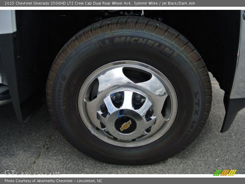 Summit White / Jet Black/Dark Ash 2015 Chevrolet Silverado 3500HD LTZ Crew Cab Dual Rear Wheel 4x4