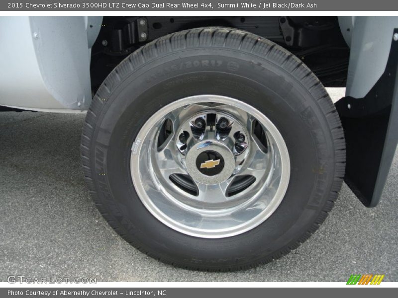 Summit White / Jet Black/Dark Ash 2015 Chevrolet Silverado 3500HD LTZ Crew Cab Dual Rear Wheel 4x4