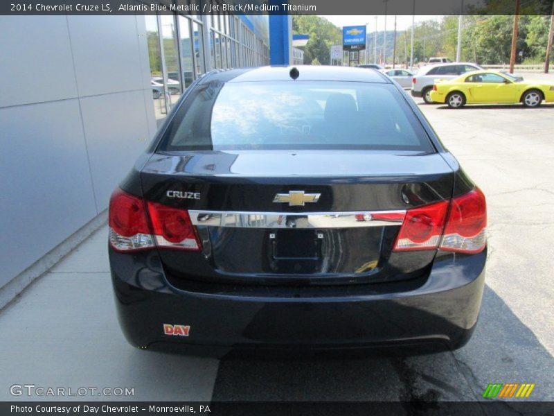 Atlantis Blue Metallic / Jet Black/Medium Titanium 2014 Chevrolet Cruze LS