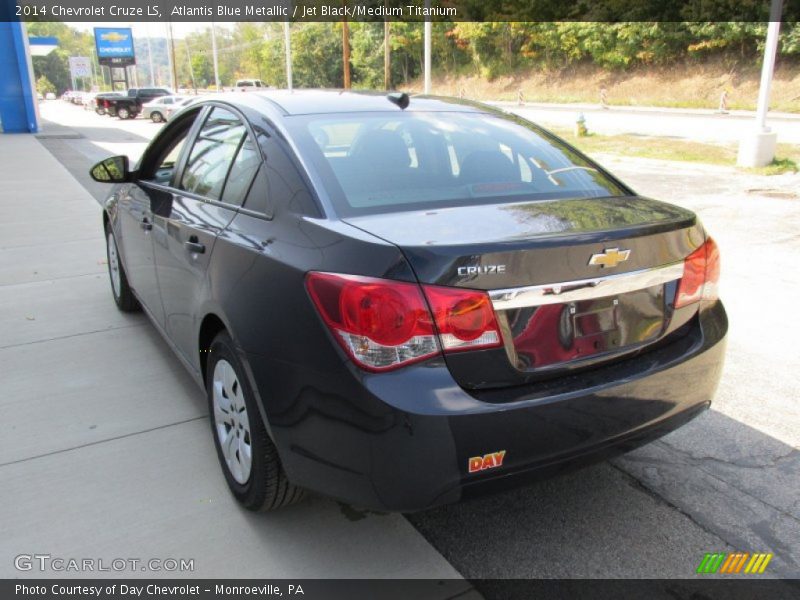Atlantis Blue Metallic / Jet Black/Medium Titanium 2014 Chevrolet Cruze LS