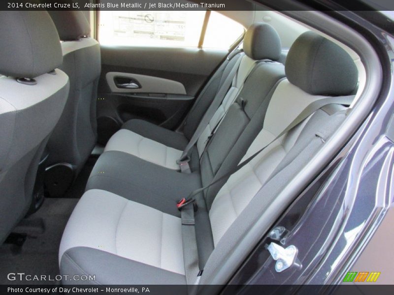 Atlantis Blue Metallic / Jet Black/Medium Titanium 2014 Chevrolet Cruze LS