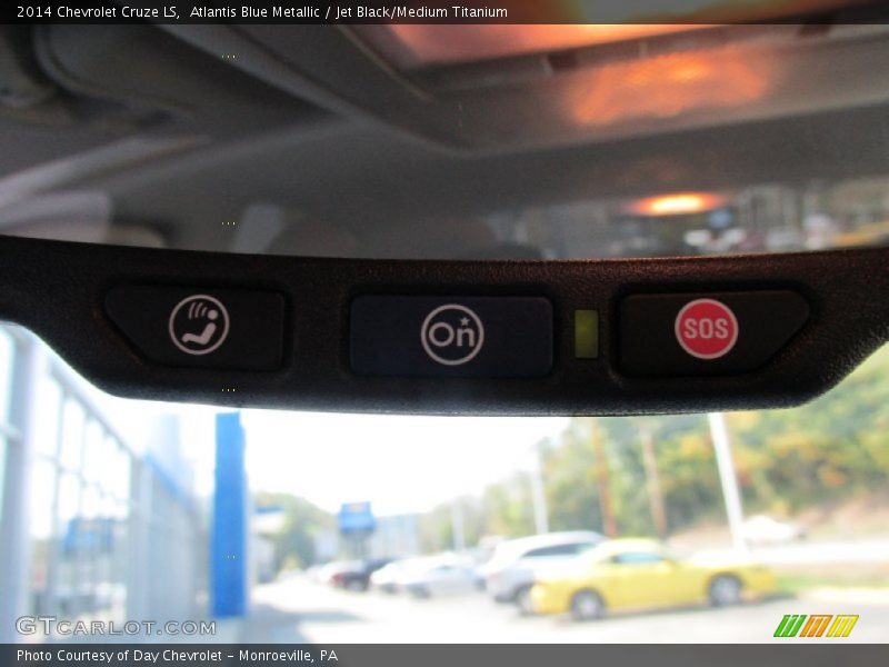 Atlantis Blue Metallic / Jet Black/Medium Titanium 2014 Chevrolet Cruze LS