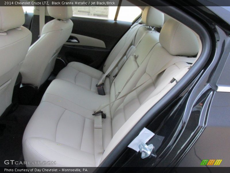 Black Granite Metallic / Jet Black/Brick 2014 Chevrolet Cruze LTZ