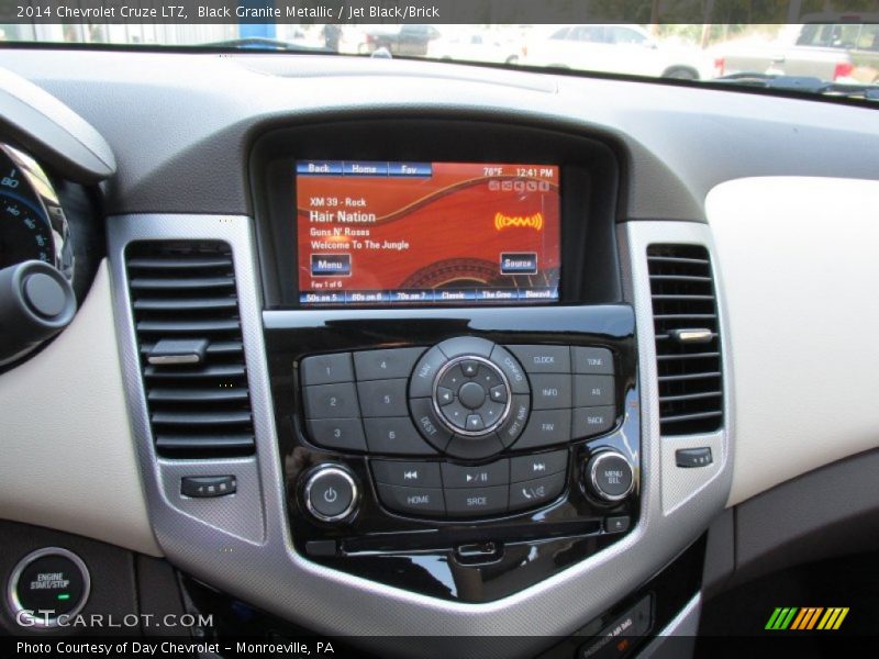 Black Granite Metallic / Jet Black/Brick 2014 Chevrolet Cruze LTZ