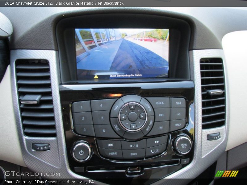 Black Granite Metallic / Jet Black/Brick 2014 Chevrolet Cruze LTZ