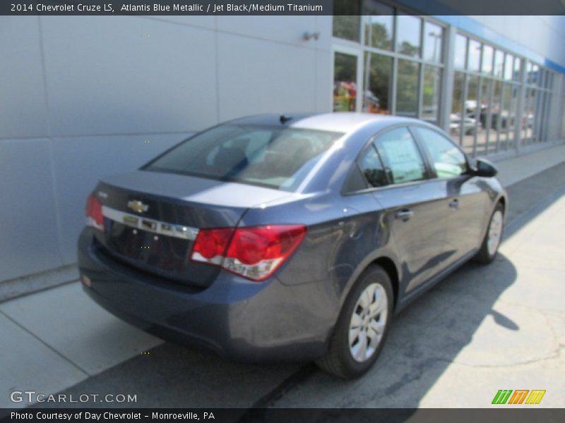 Atlantis Blue Metallic / Jet Black/Medium Titanium 2014 Chevrolet Cruze LS