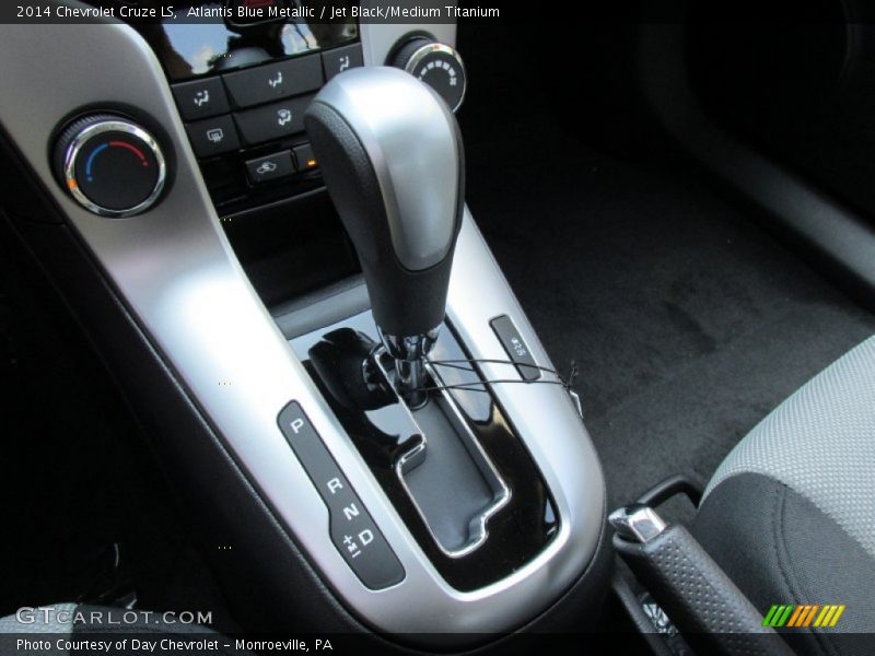 Atlantis Blue Metallic / Jet Black/Medium Titanium 2014 Chevrolet Cruze LS