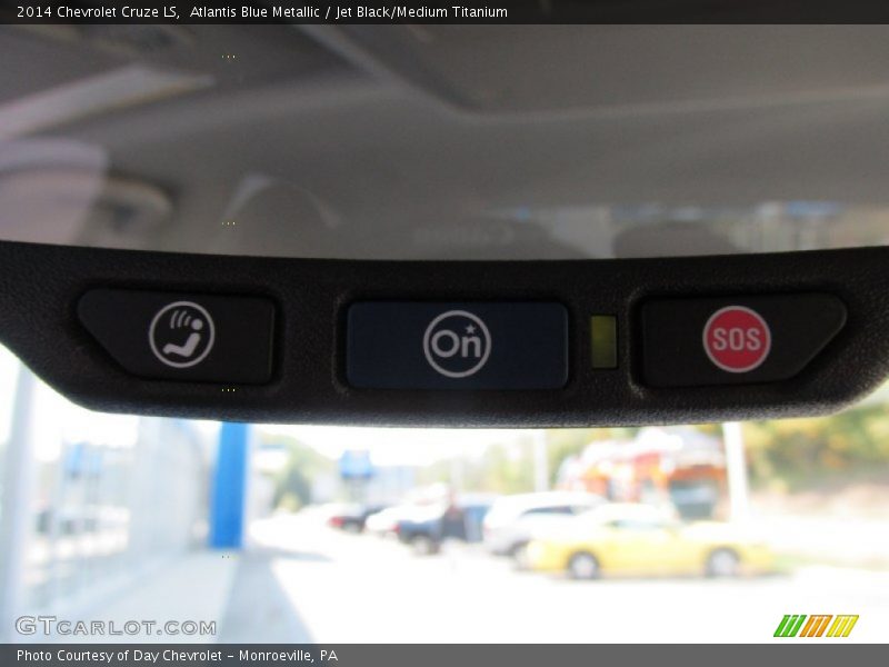 Atlantis Blue Metallic / Jet Black/Medium Titanium 2014 Chevrolet Cruze LS