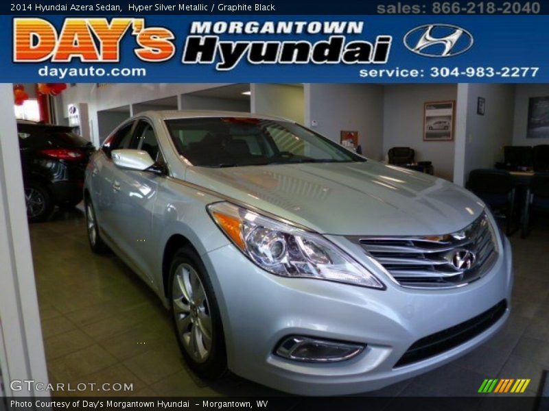 Hyper Silver Metallic / Graphite Black 2014 Hyundai Azera Sedan